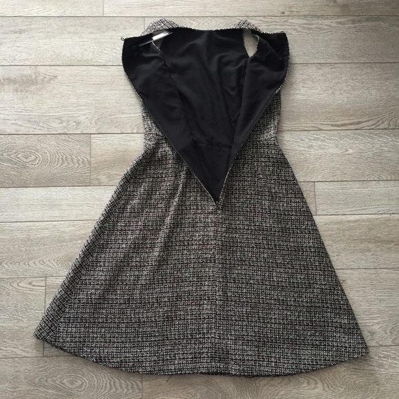 Banana Republic Women's Jumper Dress Tweed Sleeveless Lined Burgundy Size 6 NWT - Picture 11 of 16